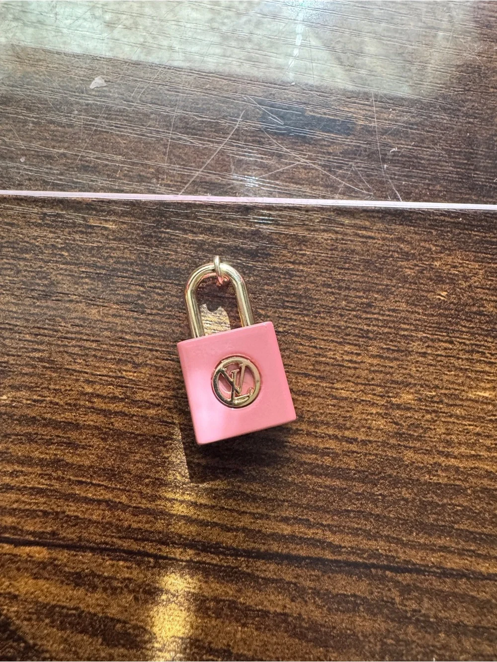 Louise Vuitton pink locket
